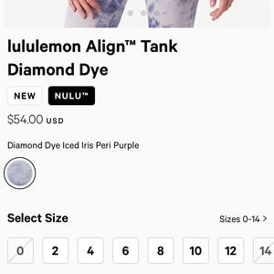 PSA: Lululemon Align Tank Restock